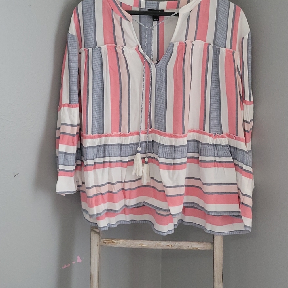 Bohemian babydoll top